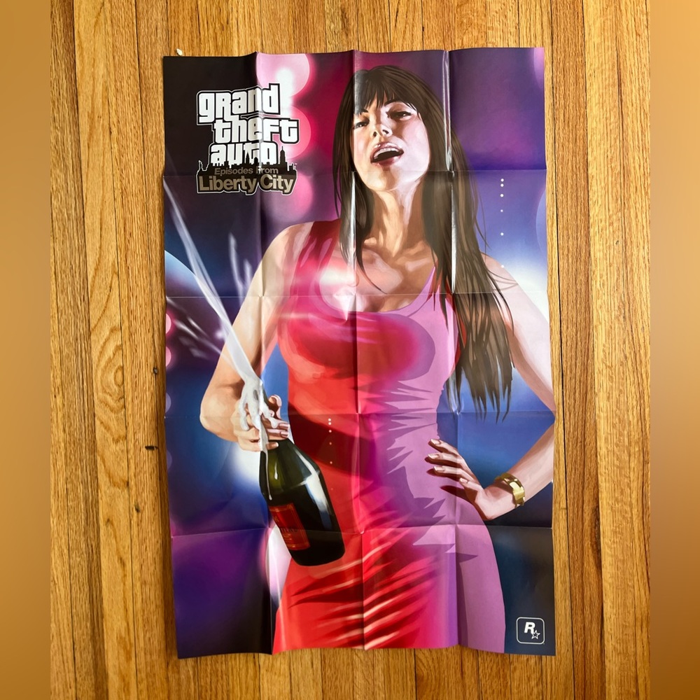 Grand Theft Auto Liberty City Poster / GTA Episodes From Liberty City